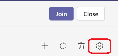 Löydät pienryhmätilojen asetukset rattaan kuvan takaa.